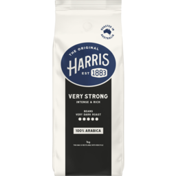 Photo of Harris Very Strong Intense & Rich Very Dark Roast Coffee Beans 1kg