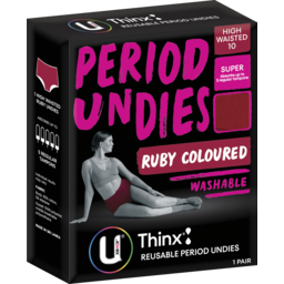 Photo of U By Kotex Ruby Red Period Undies Size 10 1 Pack 