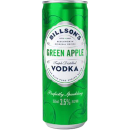 Photo of Billsons Green Apple Vodka Can 355ml
