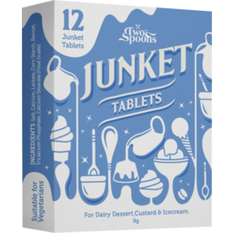 Photo of Two Spoons Junket Dessert Mix Tablets 12 Pack 9g
