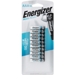 Photo of Energizer Max Plus Adv Aaa Batteries 10 Pack