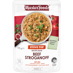 Photo of Masterfoods Beef Stroganoff Stove Top Recipe Base 175g