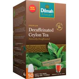 Photo of Dilmah Decaffeinated Tea Cup Bags 50 Pack 100g