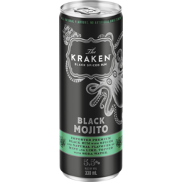 Photo of The Kraken Black Mojito Can 330ml