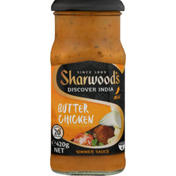 Photo of Sharwoods Simmer Sauce For Butter Chicken ( )