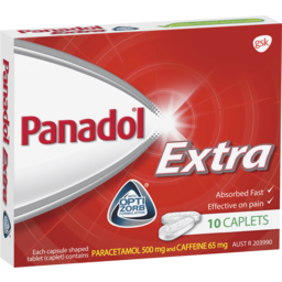 Photo of Panadol Extra With Optizorb, Paracetamol Pain Relief Caplets, 10