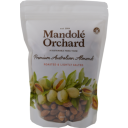 Photo of Mandole Premium Aust Almonds Roasted&Salted 500g