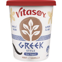 Photo of Vitasoy Greek Style Vanilla Soy Yogurt 450g