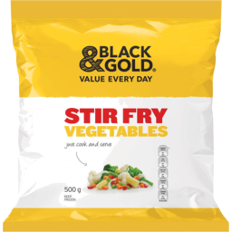 Photo of Black & Gold Stir Fry Vegetables