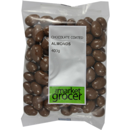 Photo of The Market Grocer Milk Chocolate Almonds 400gm