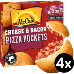 Photo of Mccain Cheese & Bacon Pizza Pockets