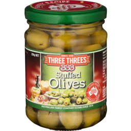 Photo of Three Threes Stuffed Olives 250gm