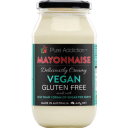 Photo of Ozganics Pure Addiction Deliciously Creamy Vegan Gluten Free Mayonnaise 445g