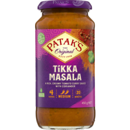 Photo of Pataks Tikka Masala Medium Simmer Sauce 450g