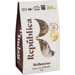 Photo of Republica Coffee Beans Organic Melbourne Laneway Ristretto
