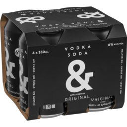 Photo of Ampersand Vodka Soda & Black Can