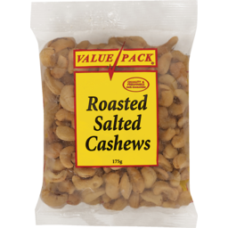 Photo of Value Pack Roasted Salted Cashews 175g