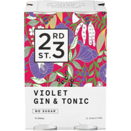 Photo of 23rd St Violet Gin & Tonic