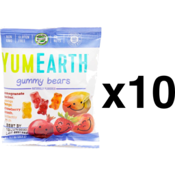 Photo of Yum Earth Gummy Bears - Snack Pack (Pack Of 10)