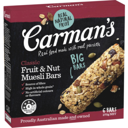Photo of Fruit & Nut Muesli Bars CARMAN'S