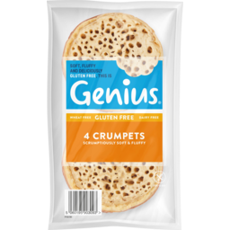 Photo of Genius Gluten Free Crumpets 4 Pack 220g