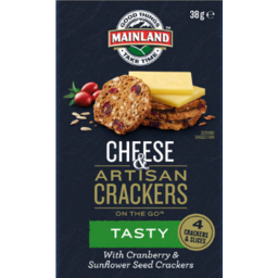 Photo of Mainland On The Go Cranberry & Sunflower Seed Crackers 38gm