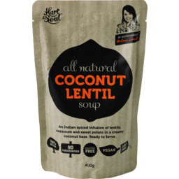 Photo of Hart & Soul All Natural Coconut Lentil Soup Pouch 400g