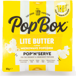 Photo of Popbox Popcorn Lite Butter