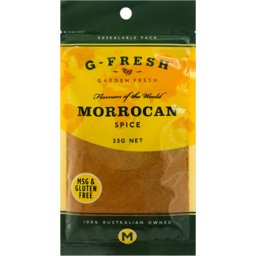 Photo of G Fresh Morrocan Spice 25g