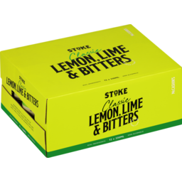 Photo of Stoke Lemon Lime & Bitters Lemon Lime & Bitters 330ml 12 Pack