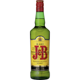 Photo of J&B Justerini & Brooks Rare Blended Scotch Whisky Bottle 700ml