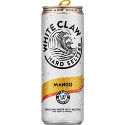 Photo of White Claw Mango Hard Seltzer 24pk