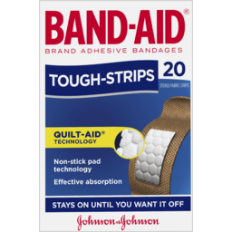 Photo of Band Aid Tough Strips Fabric Strips 20 Pack