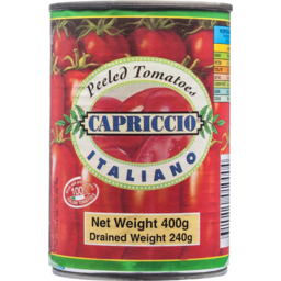 Photo of Capriccio Peeled Tomato 400g