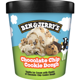 Photo of Ben & Jerry’S Ice Cream Tub With Chunks Of Chocolate Chip Cookie Dough