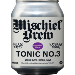 Photo of Mischief Brew Natural Soda Tonic No 3