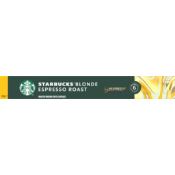 Photo of Starbucks Blonde Espresso Roast Coffee Capsules 10 Pack 53g