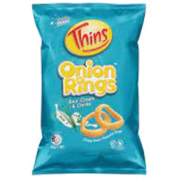 Photo of Thins Onion Rings Sour Cream & Chives