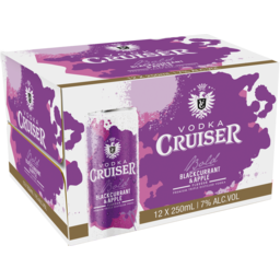 Photo of Cruiser 7% Blackcurrant & Apple 12x250ml Cans