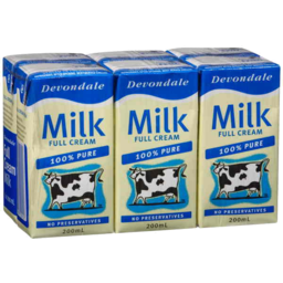 Photo of Devondale Full Cream Milk 6 X 200ml