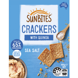 Photo of Sunbites Sea Salt With Quinoa Crackers 105g