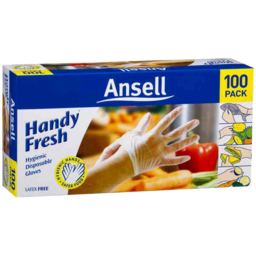 Photo of Ansell Gloves Handy Food Handling Lightly Powered 100 Pack
