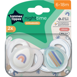 Photo of Tommee Tippee Closer To Nature Night-Time Soothers, 2.0x6m