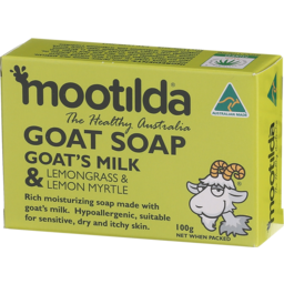 Photo of Mootilda Goats Milk & Lemongrass & Lemon Myrtle Goat Soap