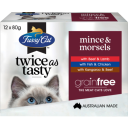 Photo of Fussy Cat Twice As Tasty Mince & Morsels 12 Pack