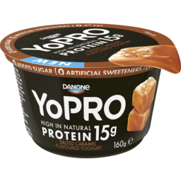 Photo of Danone YoPRO YoPRO High Protein Salted Caramel Greek Yoghurt 160g 