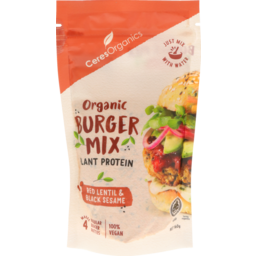 Photo of Ceres Organics Burger Mix Red Lentil & Black Sesame