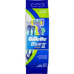 Photo of Gillette Blue Ii Plus Pivot Sensitive Disposable Razor 5 Pack