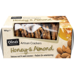 Photo of Olina Artisan Crackers Almond Honey