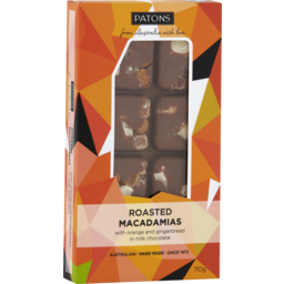 Photo of Patons Milk Chocolate Salted Caramel Macadamia Block